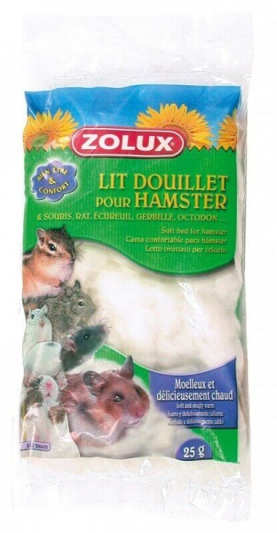 ZOLUX - Lit douillet hamster, souris, rat, �cureuil, ...