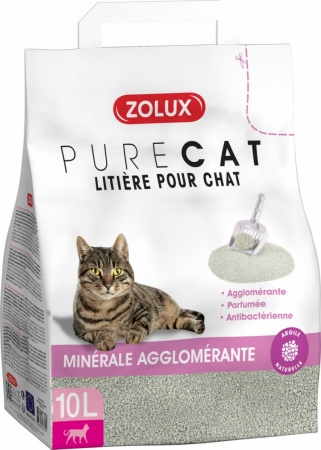 ZOLUX - Litière agglomérante Purecat parfumée antibactérienne