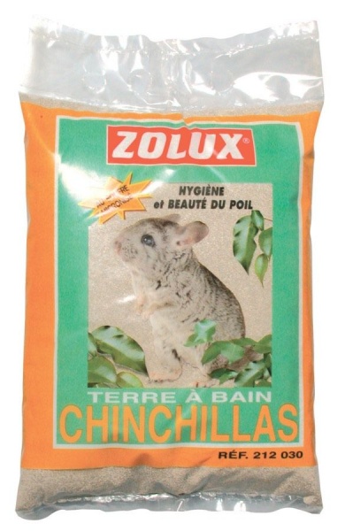 ZOLUX - Terre � bain Chinchillas 2Kg
