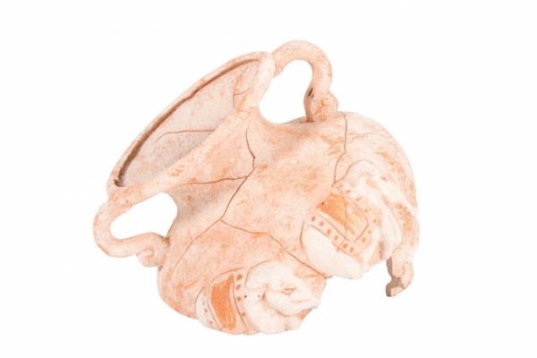 ZOLUX �l�phant - D�coration col d\'amphore sabl�e